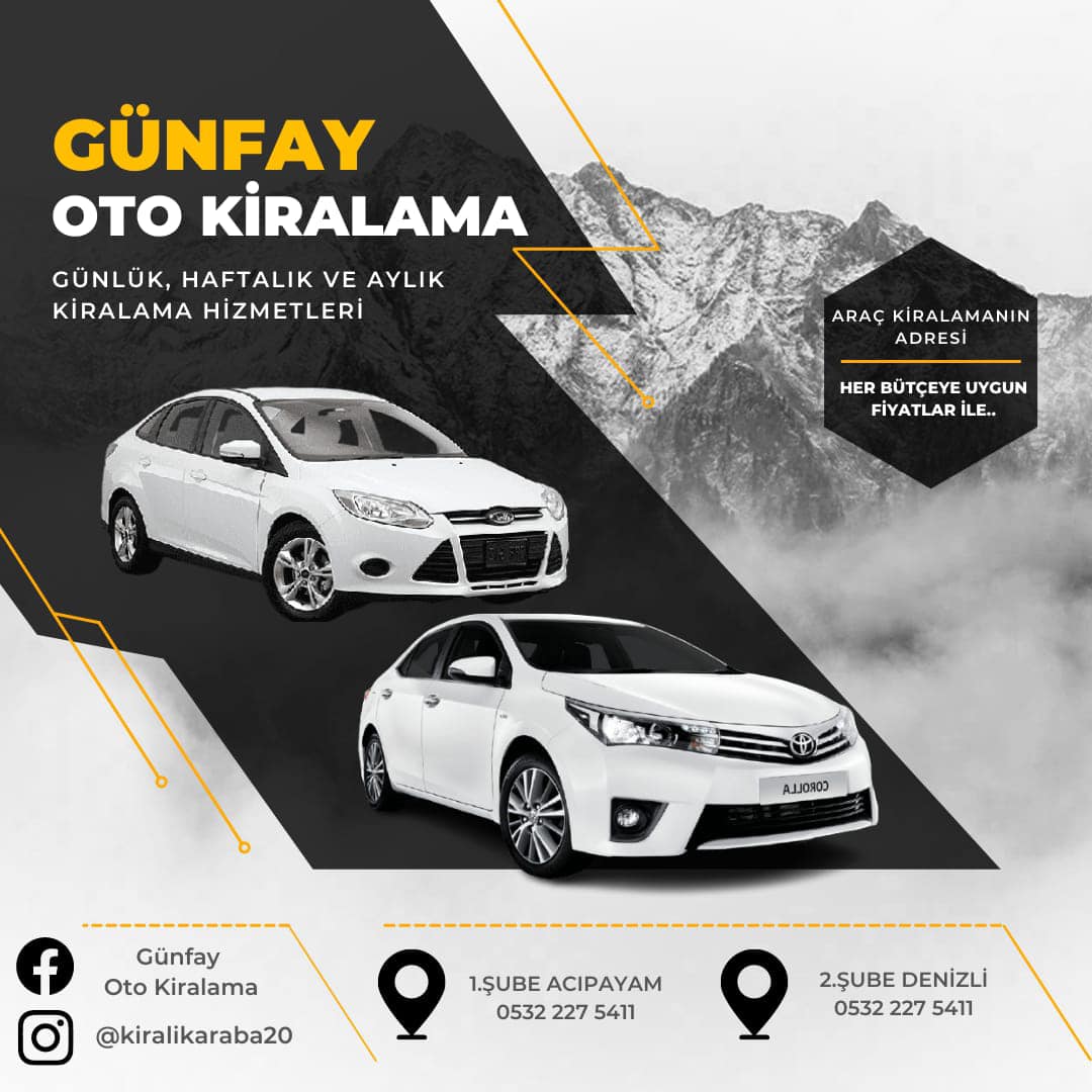 Günfay Oto Kiralama - Şube 1