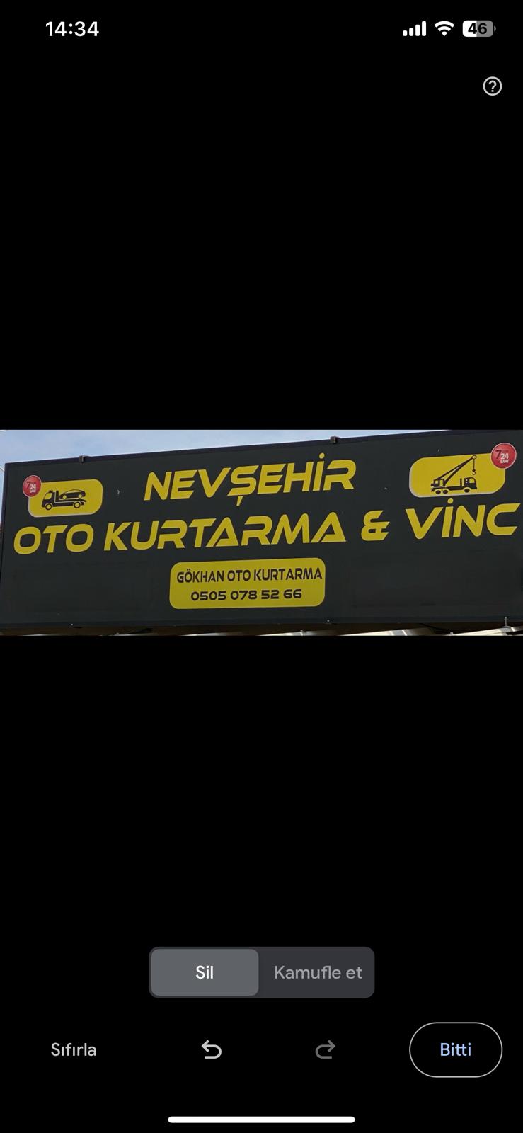 Nevşehir Oto Kurtarma & Vinç