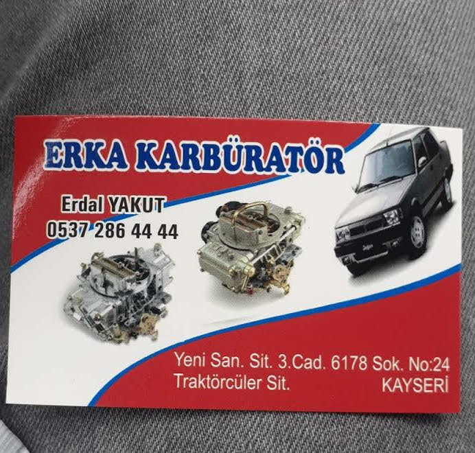 Karbüratörcü Erka Erdal