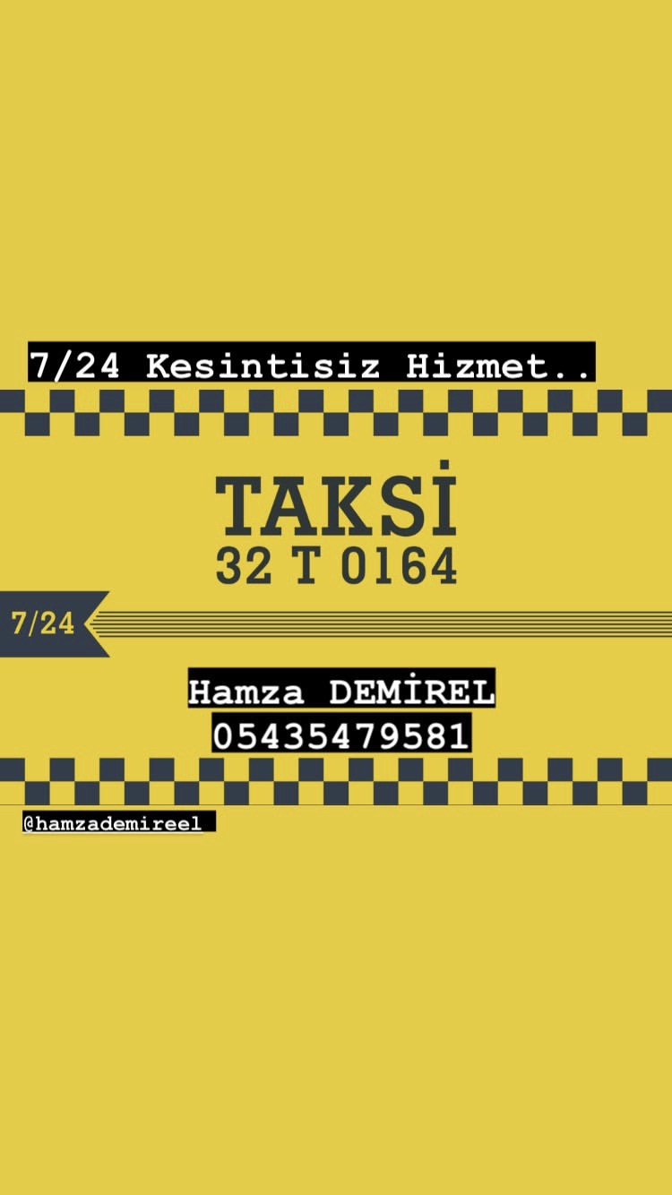 Isparta Taksi - Hamza Demirel