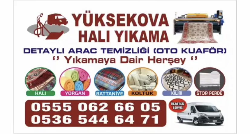 Yüksekova Halı Yıkama