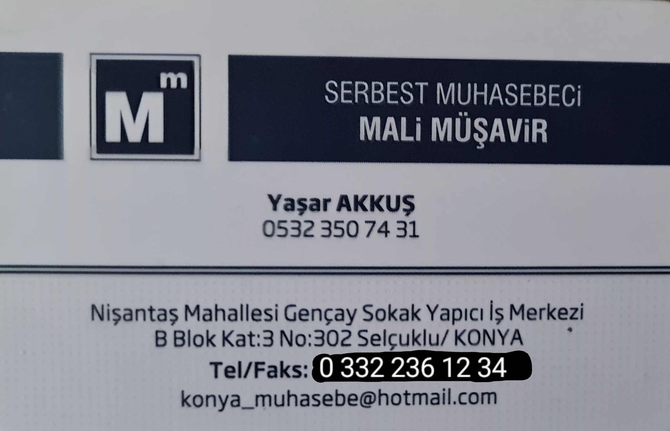 SMMM Yaşar Akkuş
